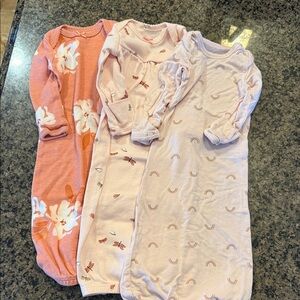 Carters Preemie gowns